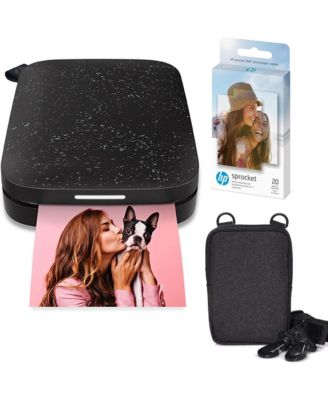 Sprocket Portable 2x3" Instant Photo Printer and Zink Paper Bundle