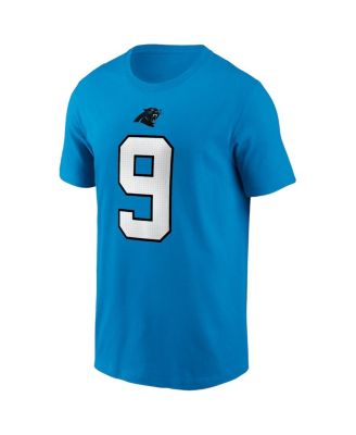 Men's Bryce Young Blue Carolina Panthers 2023 NFL Draft First Round Pick Player Name Number T-Shirt