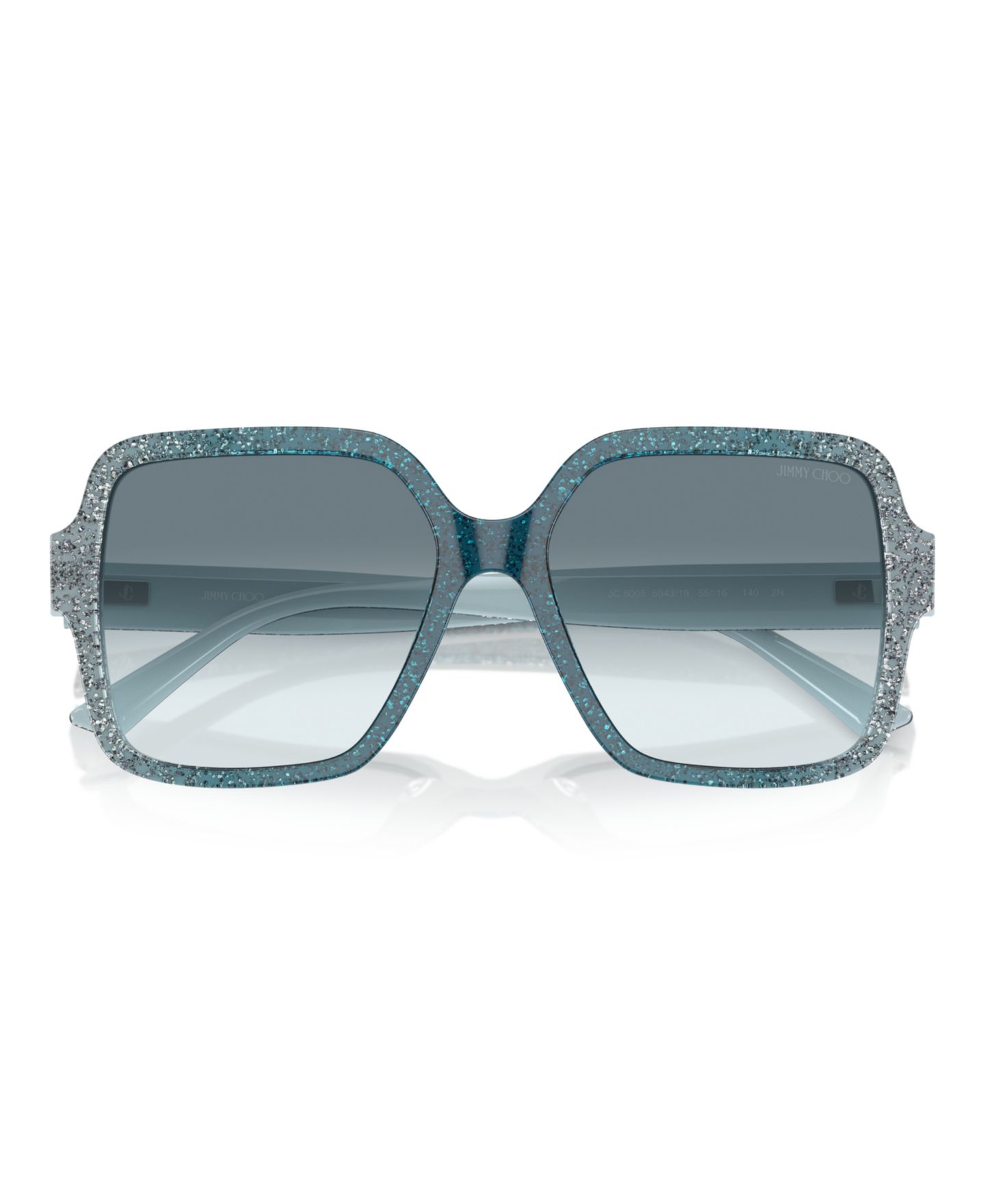 Женские солнцезащитные очки Jimmy Choo Sunglasses, JC5005, цвет: Синий градиентный — фото 5