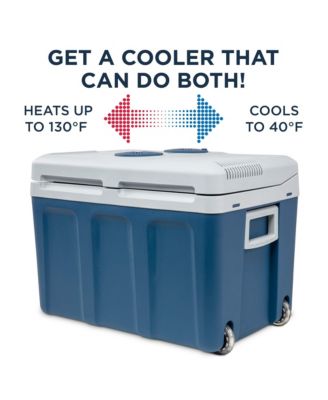 Electric Cooler & Warmer, 45 L Portable Cooler w/Wheels