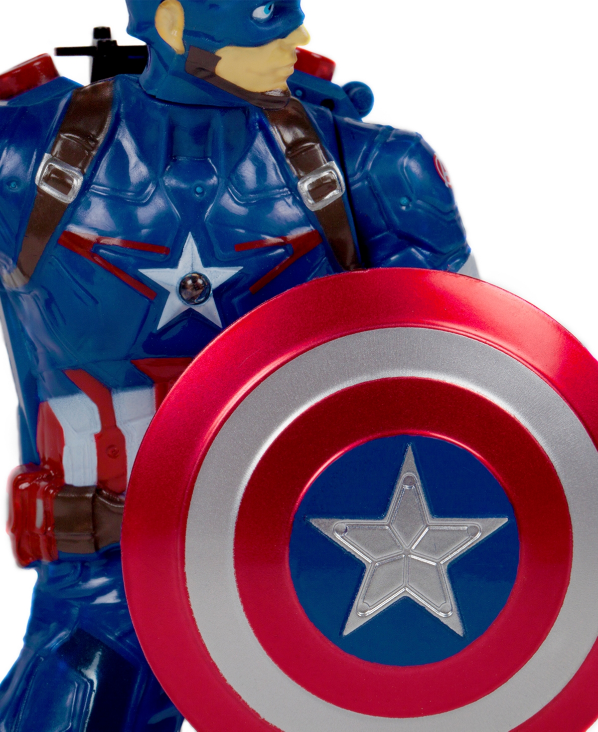 World Tech Toys Marvel Avengers Captain America Flying Figure Ir Helicopter In Multi