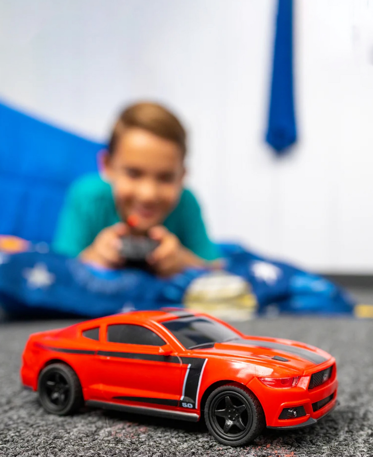 World Tech Toys 1:24 Licensed Ford Mustang Rc Car In Multi