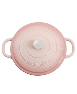 Artisan 5 Quart Cast Iron Braiser Everyday Pan With Borasilicate Lid - Red