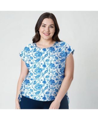 Plus Size Daphne Loose Swim Top