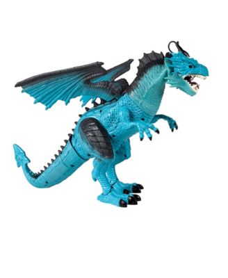 Monster World Blue Dragon Electric Walking Smoking RC Monster