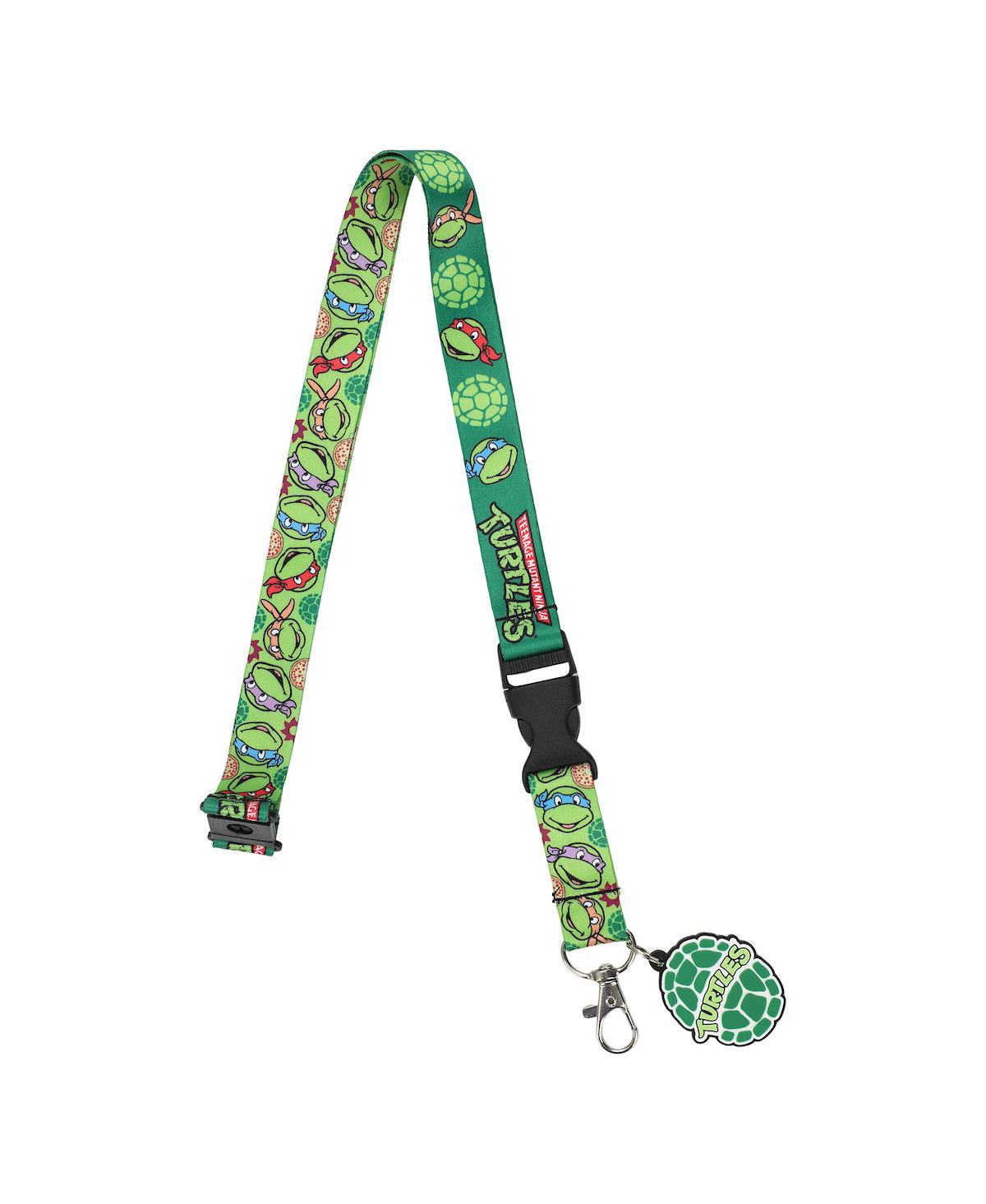 Heroes in a Halfshell 22-Inch Lanyard With Shell Charm and Clear Id Sleeve - Multicolored