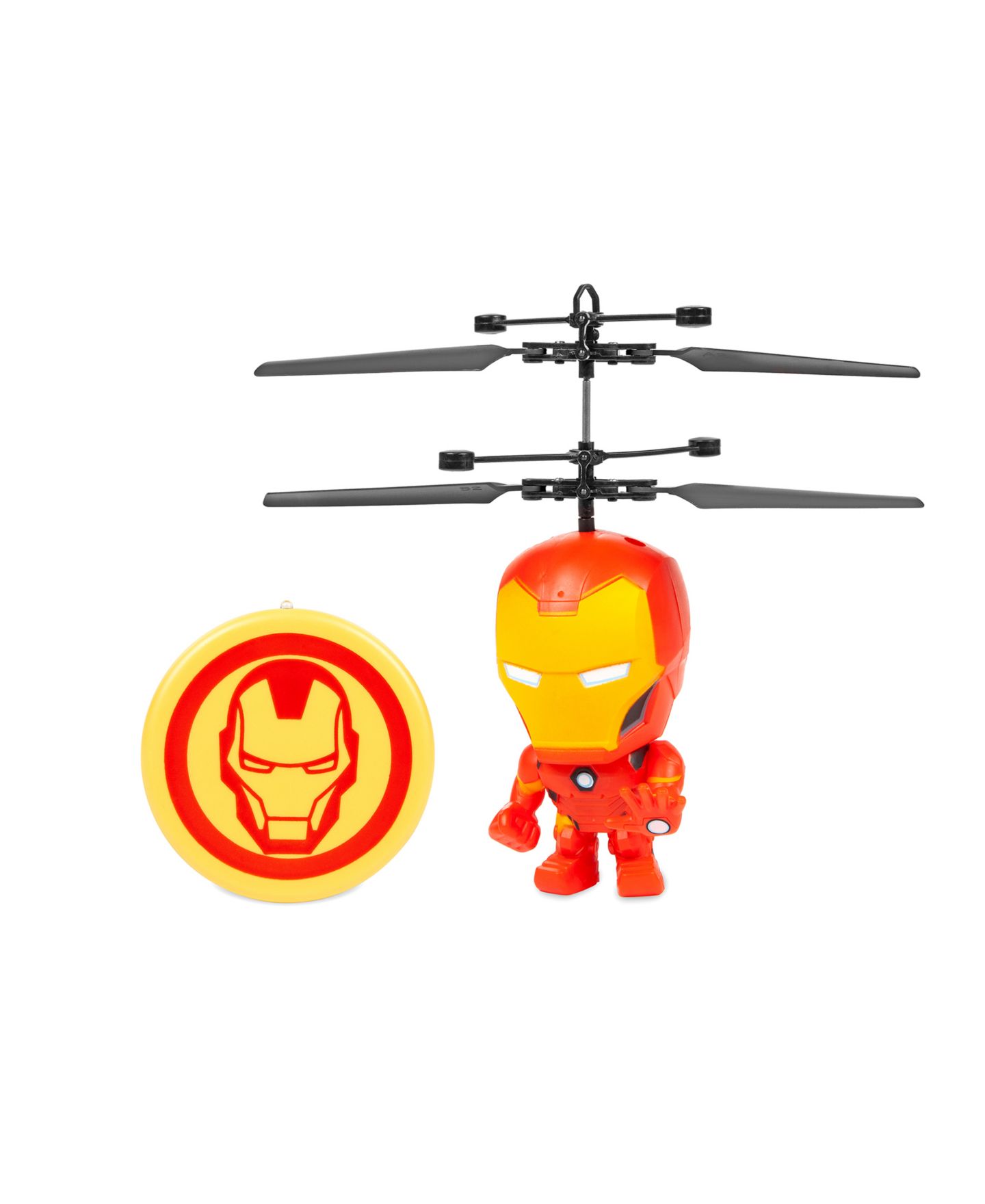 Детская игрушка World Tech Toys 3.5 Inch Marvel Iron Man Infrared Hover Sensor Flying Figure Helicopter — фото 1