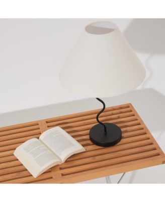 Squiggle 22" LED Contemporary Modern Table Lamp with Empire Shade