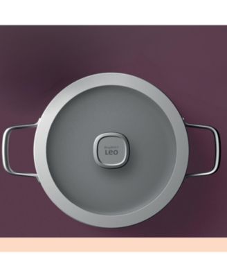 Graphite Non-stick Ceramic Stockpot 8", 3.3qt. With Glass Lid, Sustainable Recycled Material