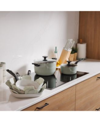 Leo Glints 7Pc Ceramic Nonstick Cookware Set