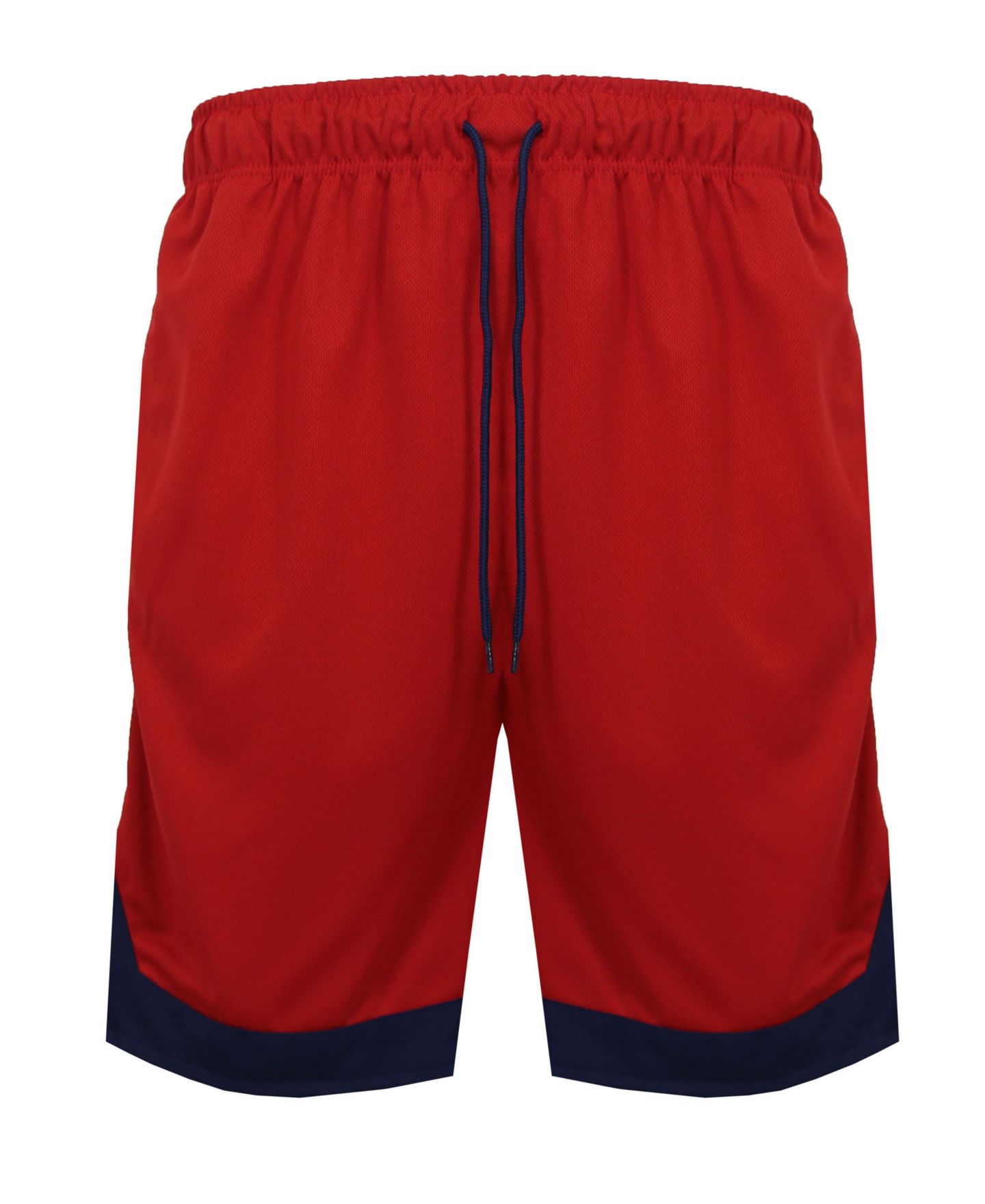 Мужские шорты Galaxy By Harvic Premium Active Moisture Wicking Workout Mesh Shorts With Trim, цвет: Чёрный / Красный — фото 14