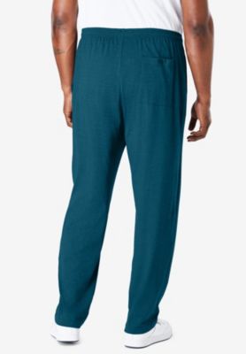 Big & Tall Lightweight Jersey Open-Bottom Sweatpants