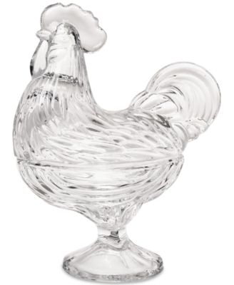 Godinger - Harvest Rooster Covered Glass Crystal Box