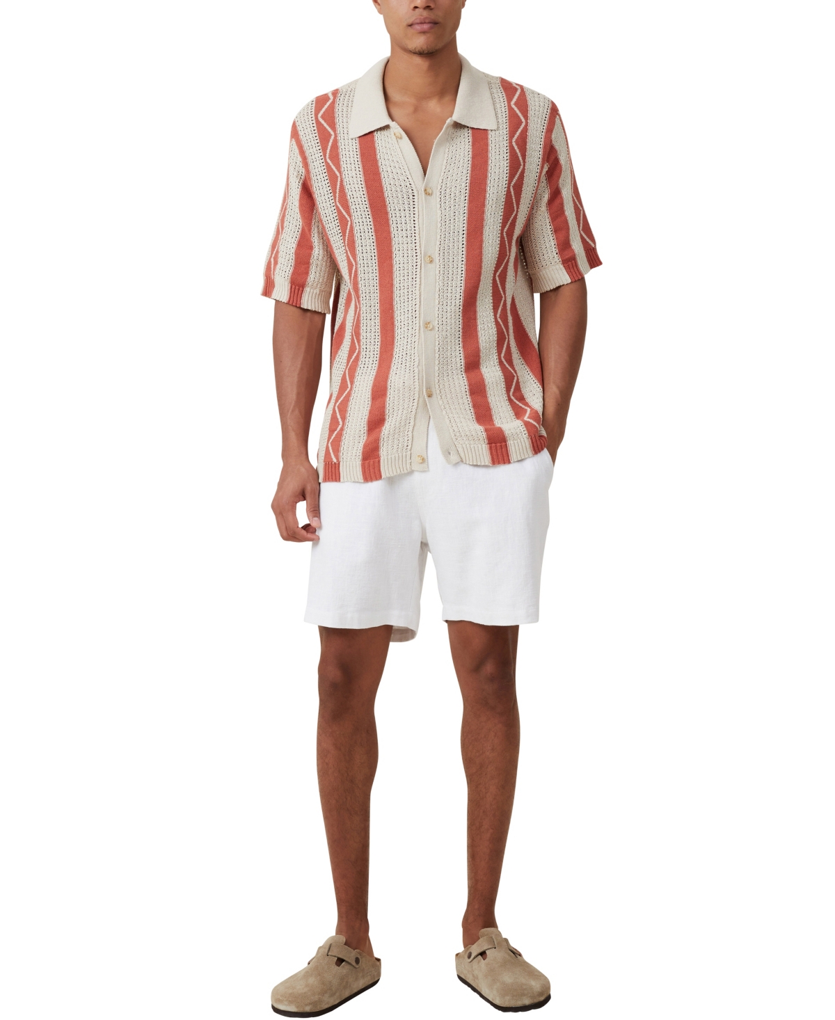 COTTON ON MEN'S PABLO SHORT SLEEVE SHIRT 