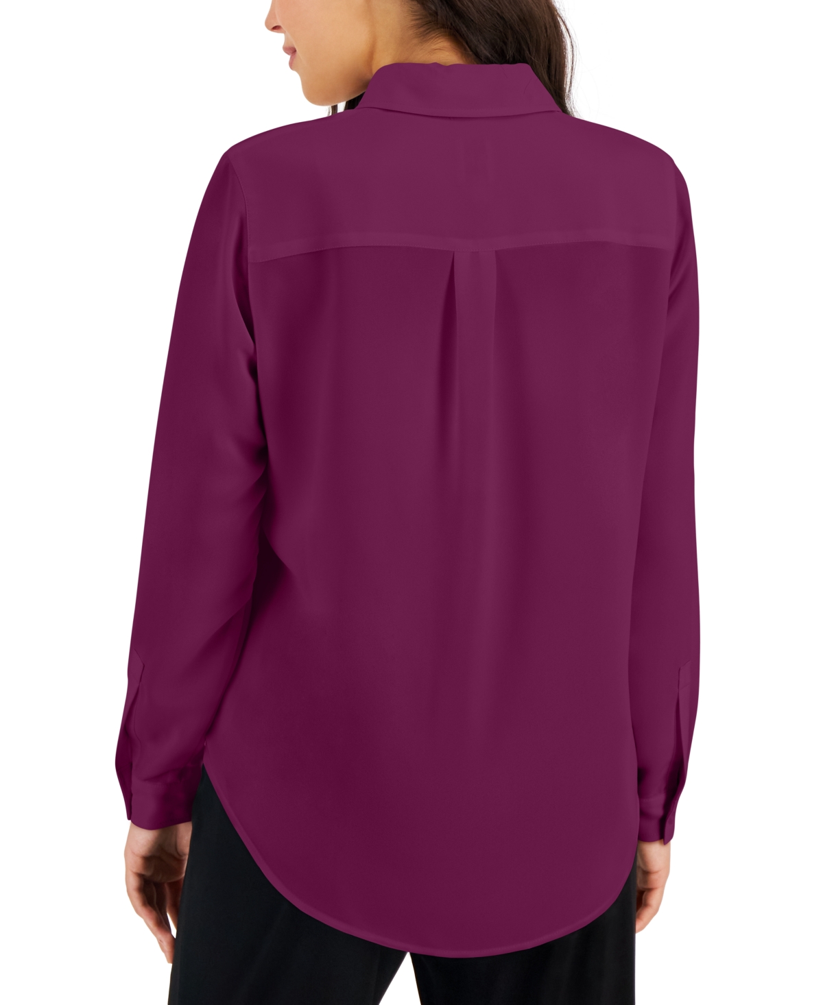 Ak Anne Klein Petite Utility Blouse