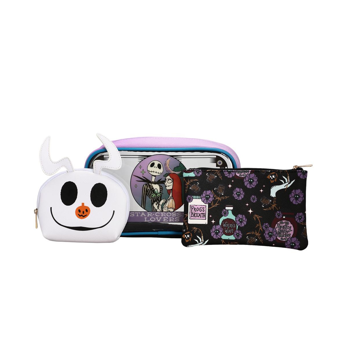Nightmare Before Christmas Travel Toiletry 3-Piece Set - Multicolored