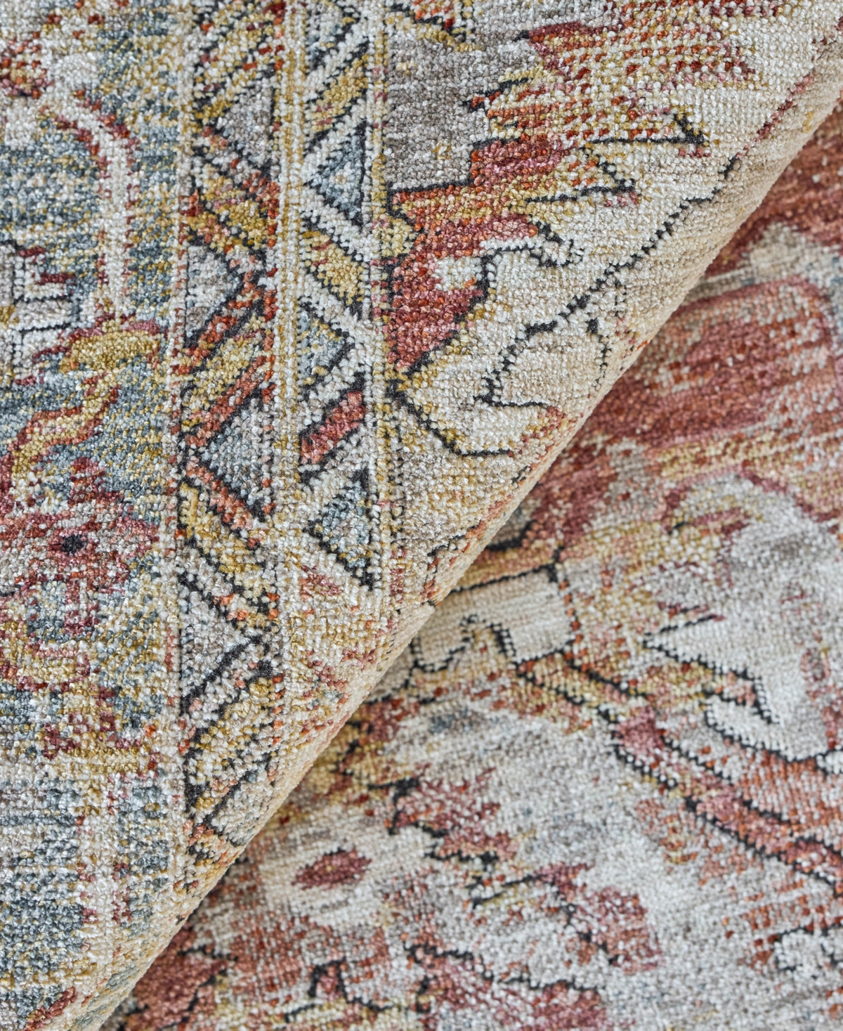 The Met Exquisite Rugs Antique Loom Anl-96 12'x15' Area Rug -Black