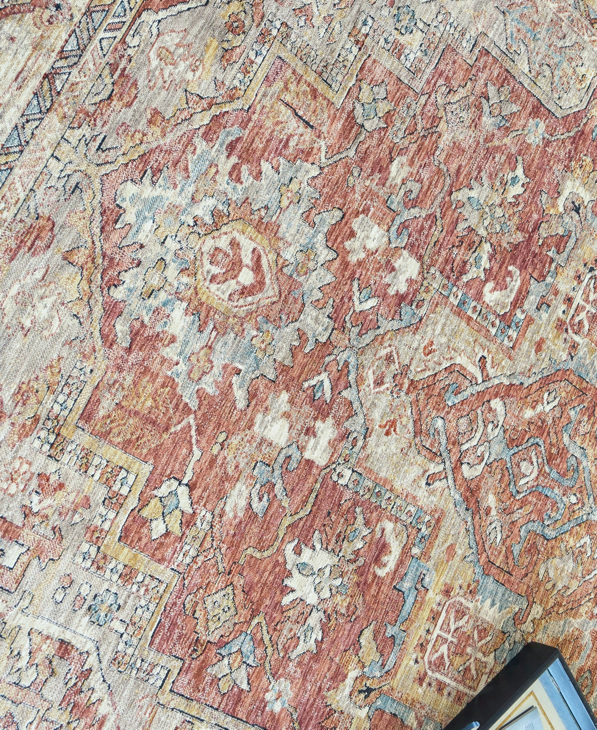 The Met X Exquisite Rugs Antique Loom Anl-00 8'x10' Area Rug In Rust,beige