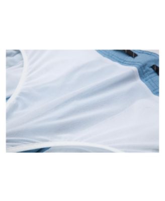 Men's 9" Stretch Mesh Lined Swim Trunks, up to Size 2XL