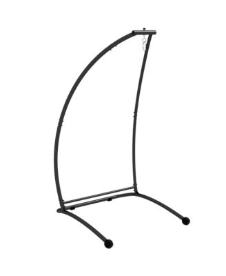 Hammock Chair Stand. Metal Frame C Shape Hammock Stand, Black
