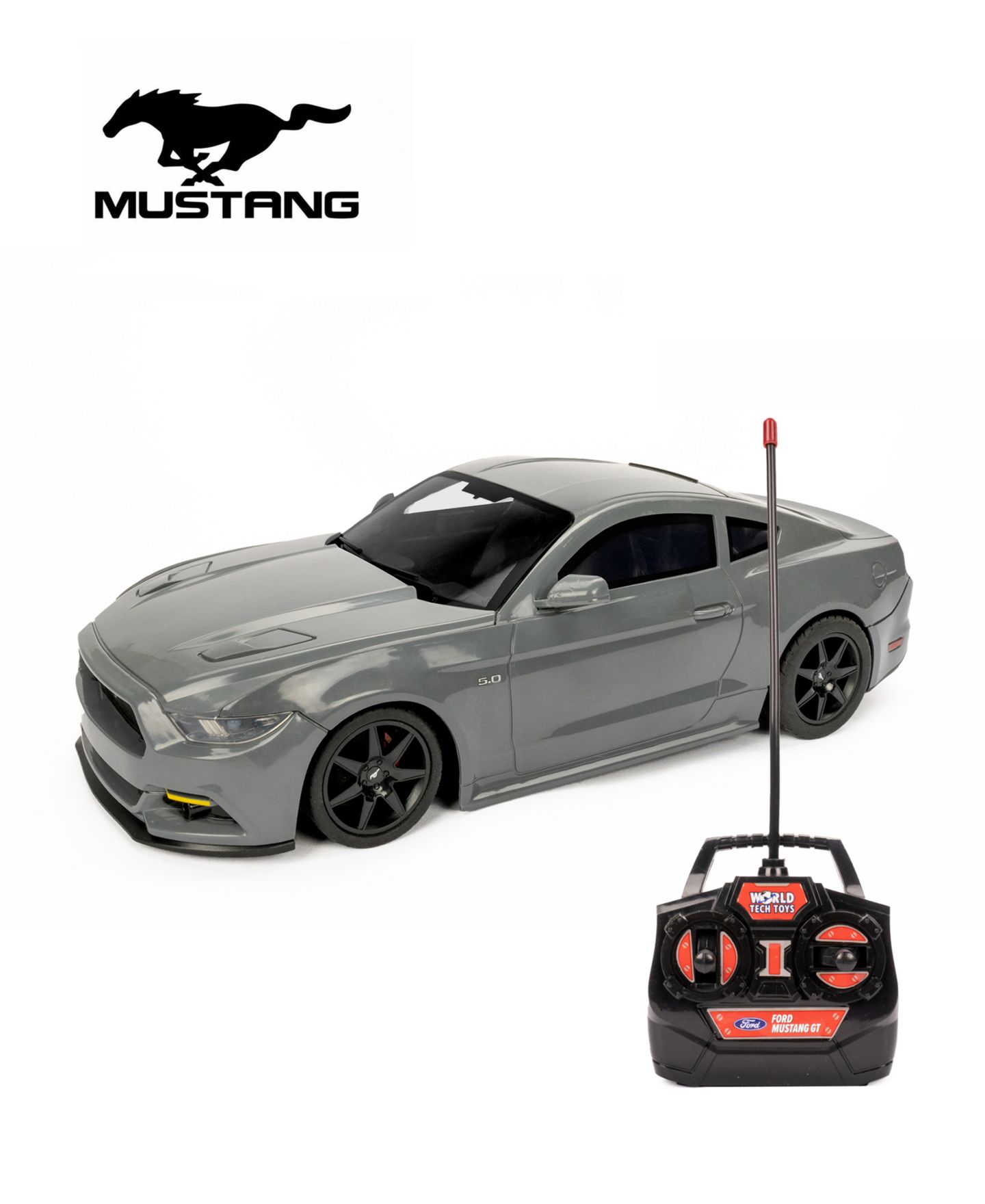 Детская игрушка World Tech Toys 1:14 Ford Mustang GT Electric Full Function RC Car, цвет: Разноцветный — фото 3
