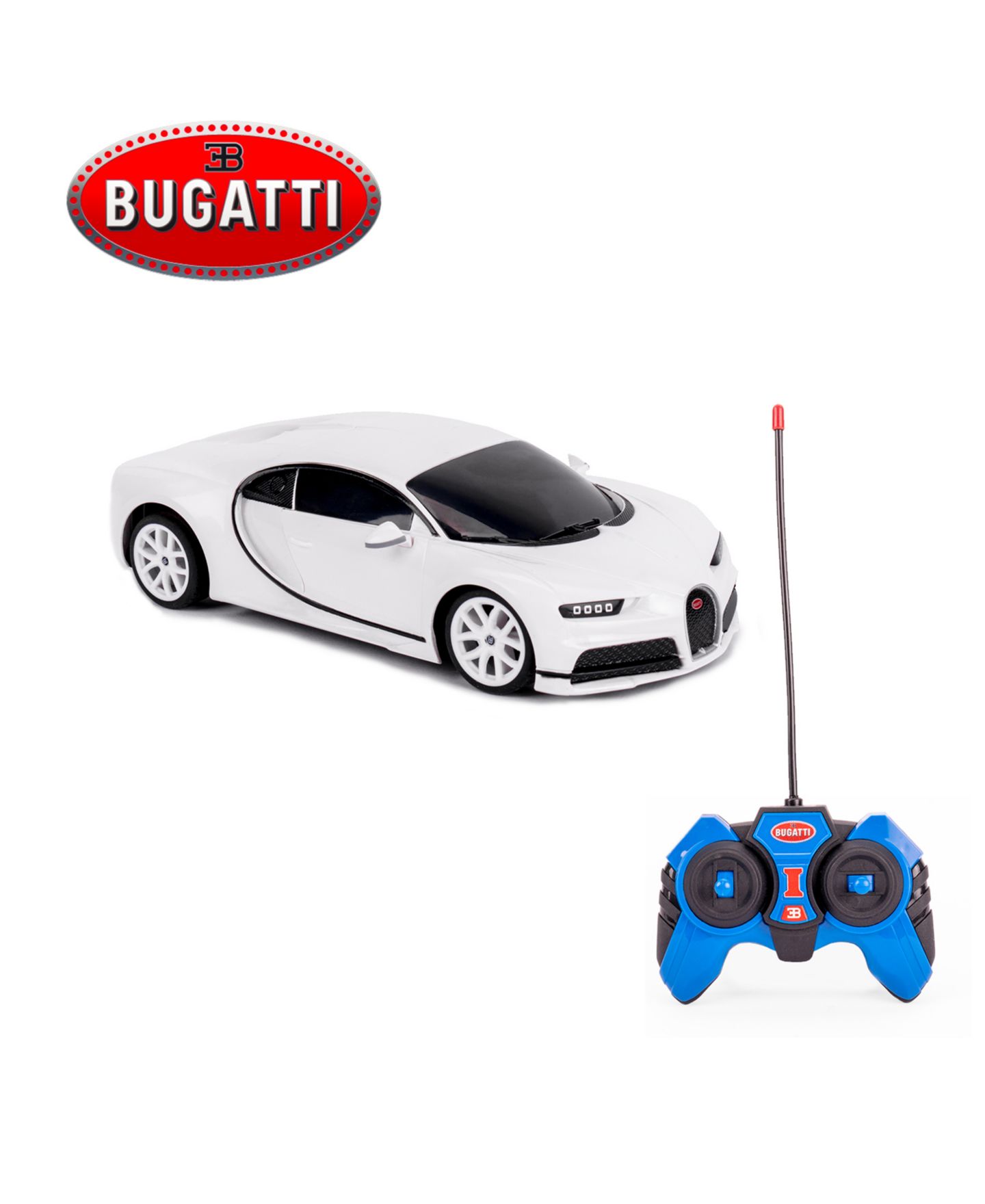 Детская игрушка World Tech Toys 1:24 Bugatti Chiron Electric RC Car — фото 3