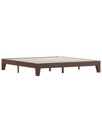 Eduardo Platform Bed Frame, Solid Wood Platform Bed Frame With Slatted Support, No Box Spring Needed