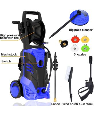 2200W 2.0 GPM Electric Pressure Washer with 5 Nozzles