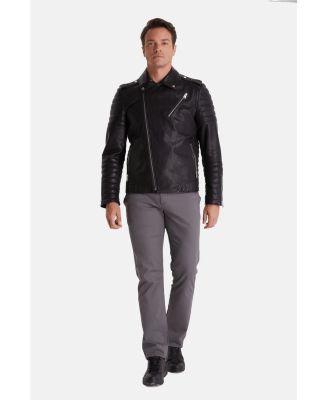 Men's Biker Jacket, Black