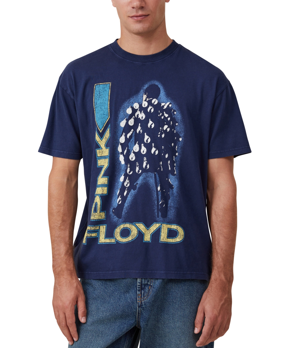 COTTON ON MEN'S LOOSE FIT MUSIC T-SHIRT 