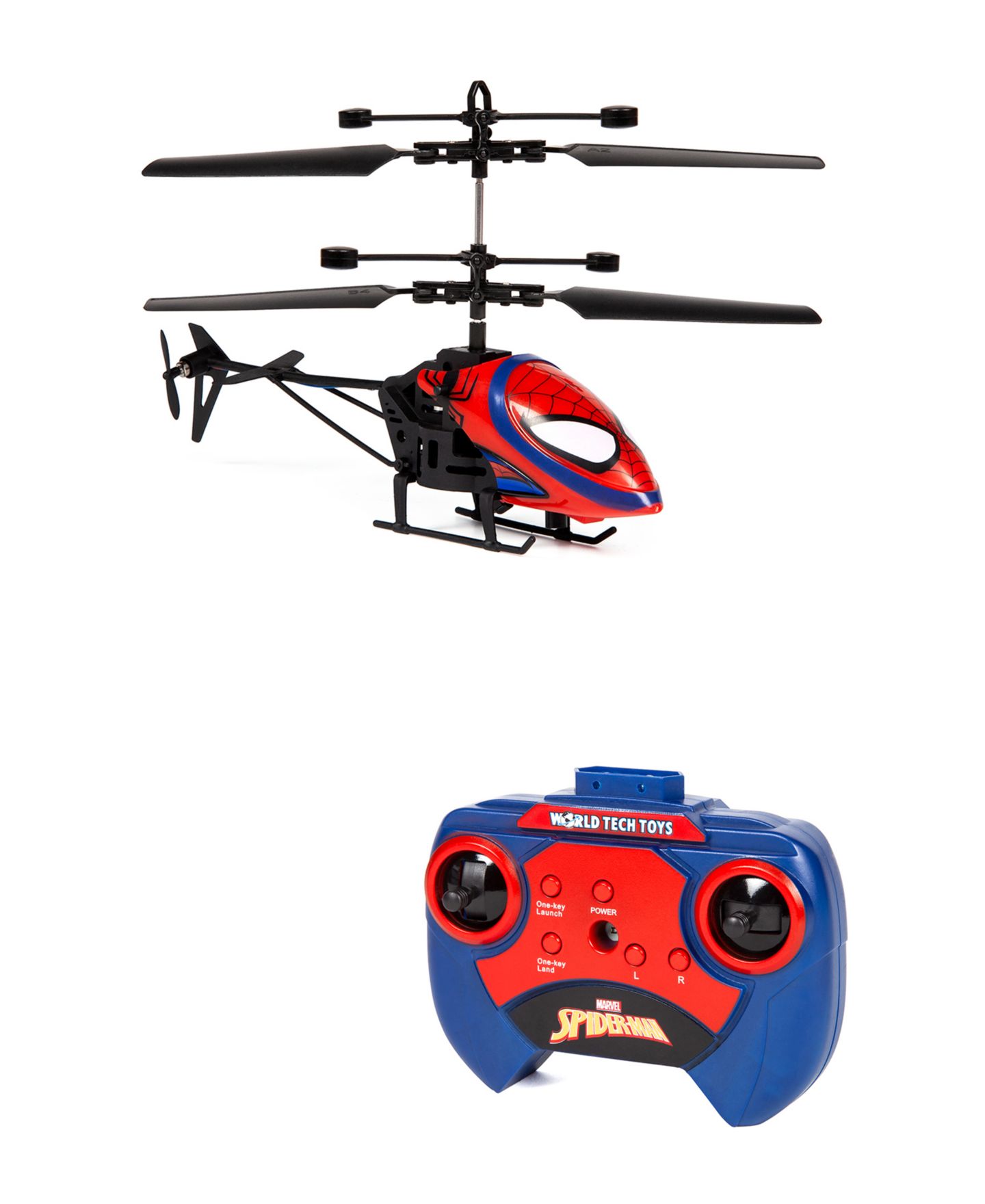 Детская игрушка World Tech Toys Marvel Spider-Man 2CH IR Helicopter — фото 1