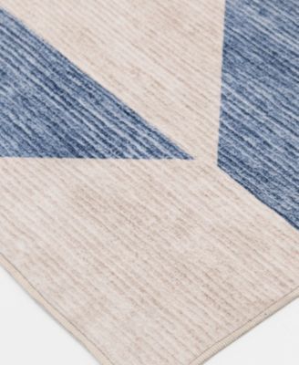 KM HOME VELVET TOUCH WASHABLE DEV 001 AREA RUG 