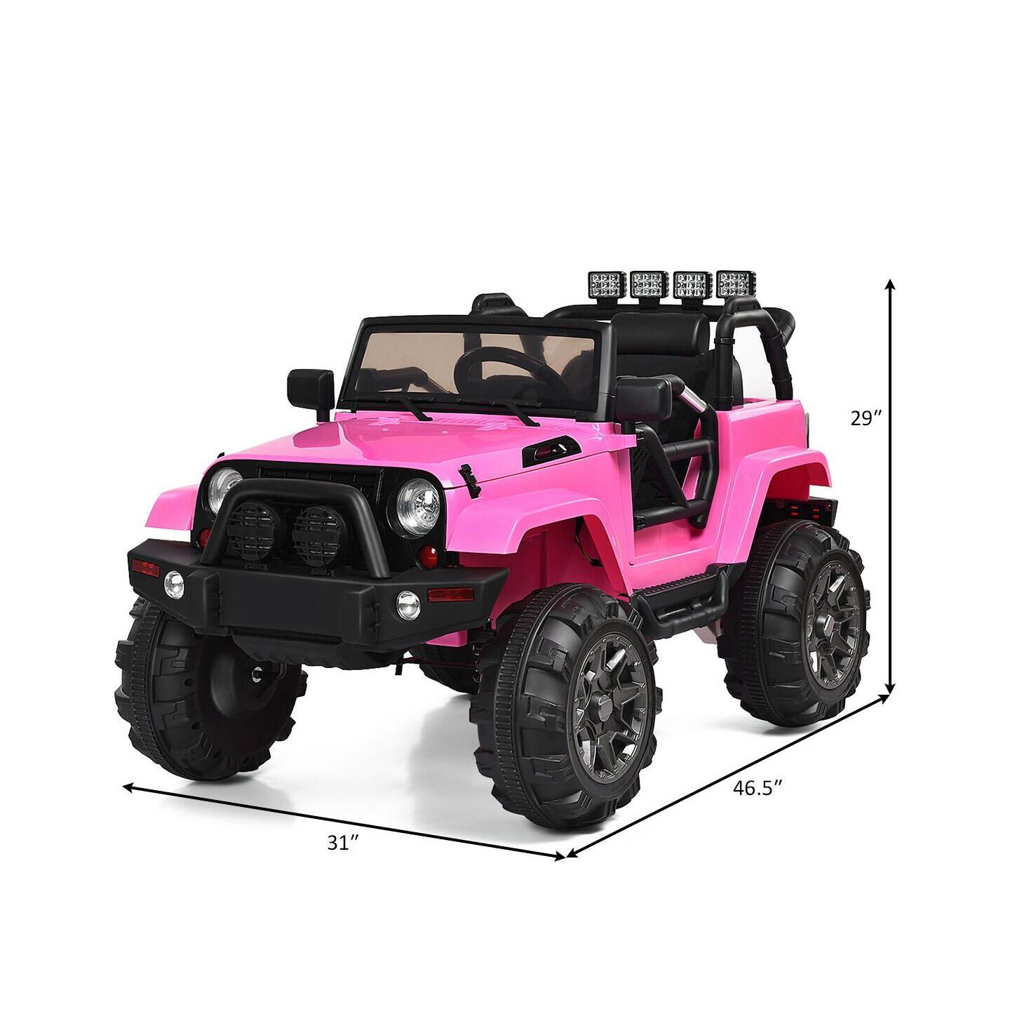 Детская игрушка SUGIFT 12V Electric Ride On Truck with Parental Remote Control and LED Lights, Ages 3+ — фото 8