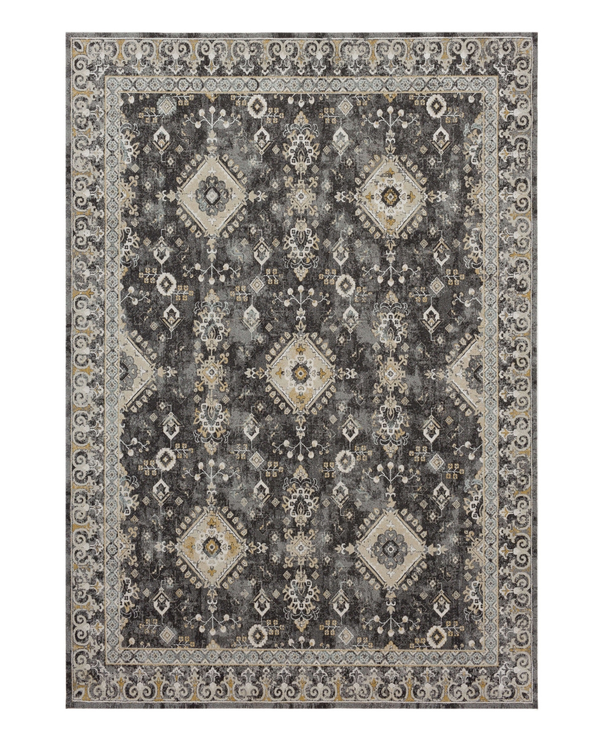 Karastan Windermere Ravenglass Area Rug, 7'10 X 10'3 In Charcoal