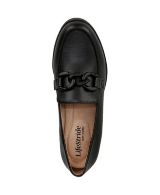 Women's London 2 Chain Detail Lug Sole Loafers