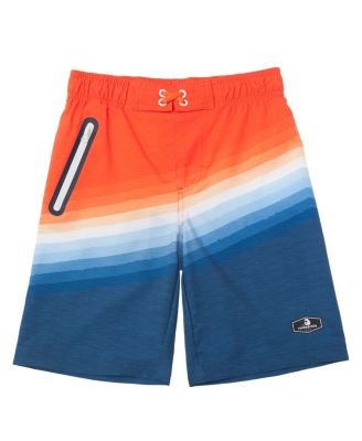 Boys 4-Way Stretch Quick Dry Board Shorts Swim Trunks with Mesh Lining UPF50+