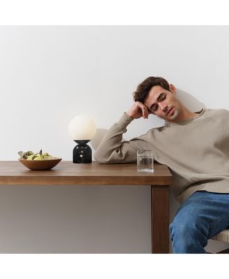 Mila 10" Dimmable LED Table Lamp with Marble Base