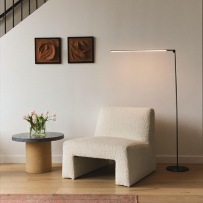 Libra Modern Minimalist LED Floor Lamp with Adjustable Color Temperature (54.5")