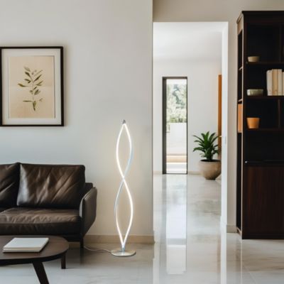 Twist 43" Dimmable LED Floor Lamp