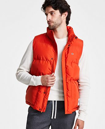 Orange Puffer Vest - Macy's Orange Puffer Vest - Macy's