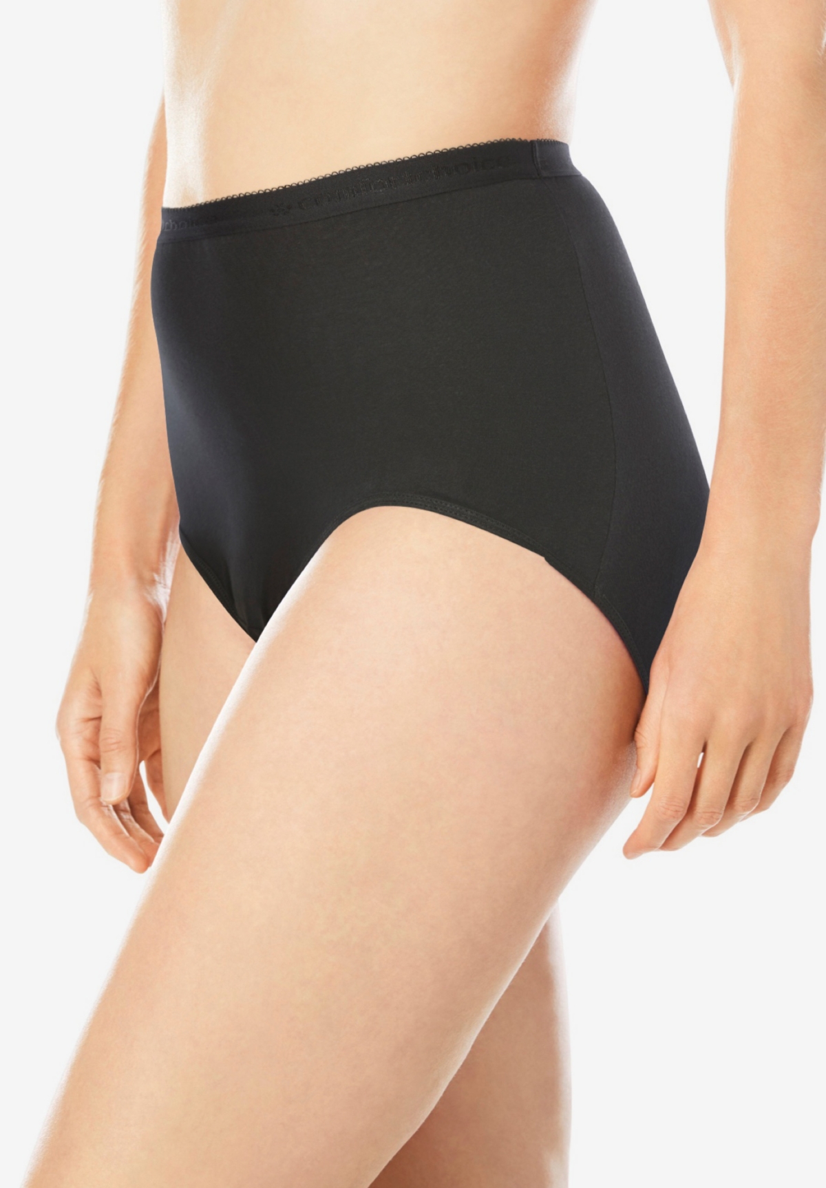 Plus Size Full Coverage Cotton Brief 10-Pack - Pineapple pack