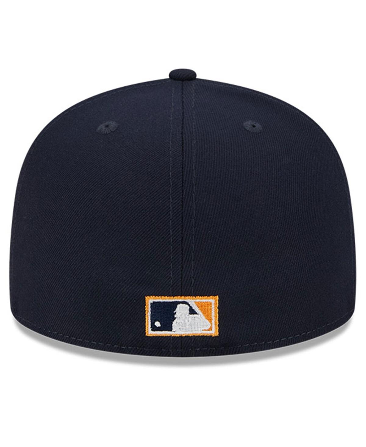 New Era Men's Navy Houston Astros Big League Chew Team 59fifty Fitted Hat In Navy