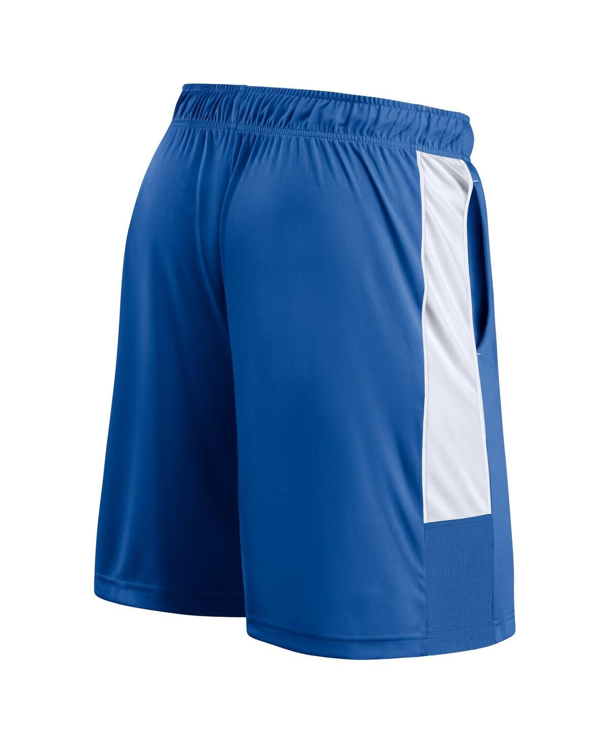 Fanatics Men'sLos Angeles Dodgers Win The Match Defender Shorts - Royal, White