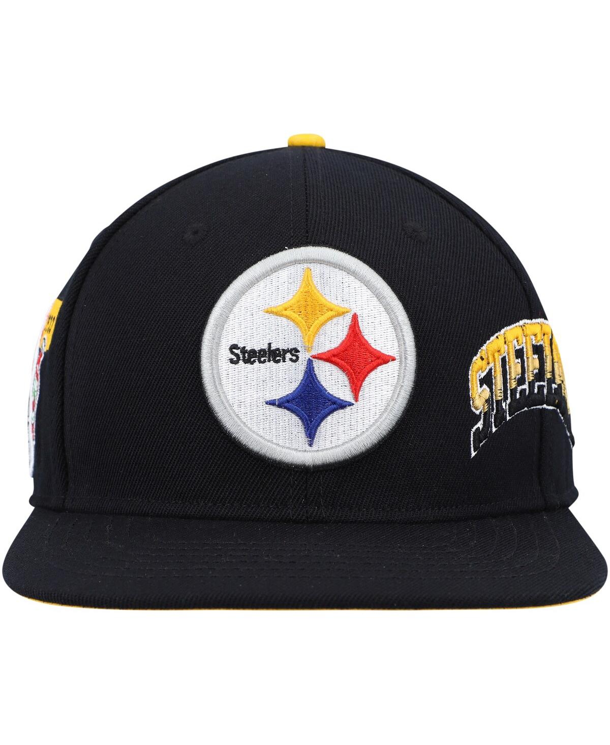Shop Pro Standard Men's Black Pittsburgh Steelers Hometown Snapback Hat