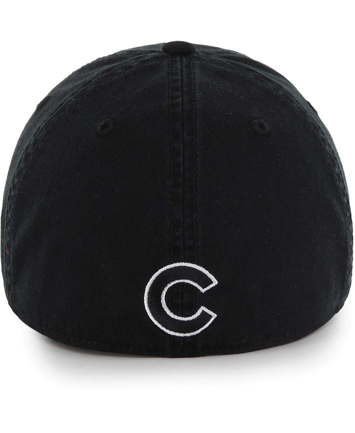 47 Brand Men'sChicago Cubs Crosstown Classic Franchise Fitted Hat - Black