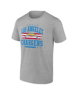 Men's Gray Los Angeles Chargers Americana T-Shirt