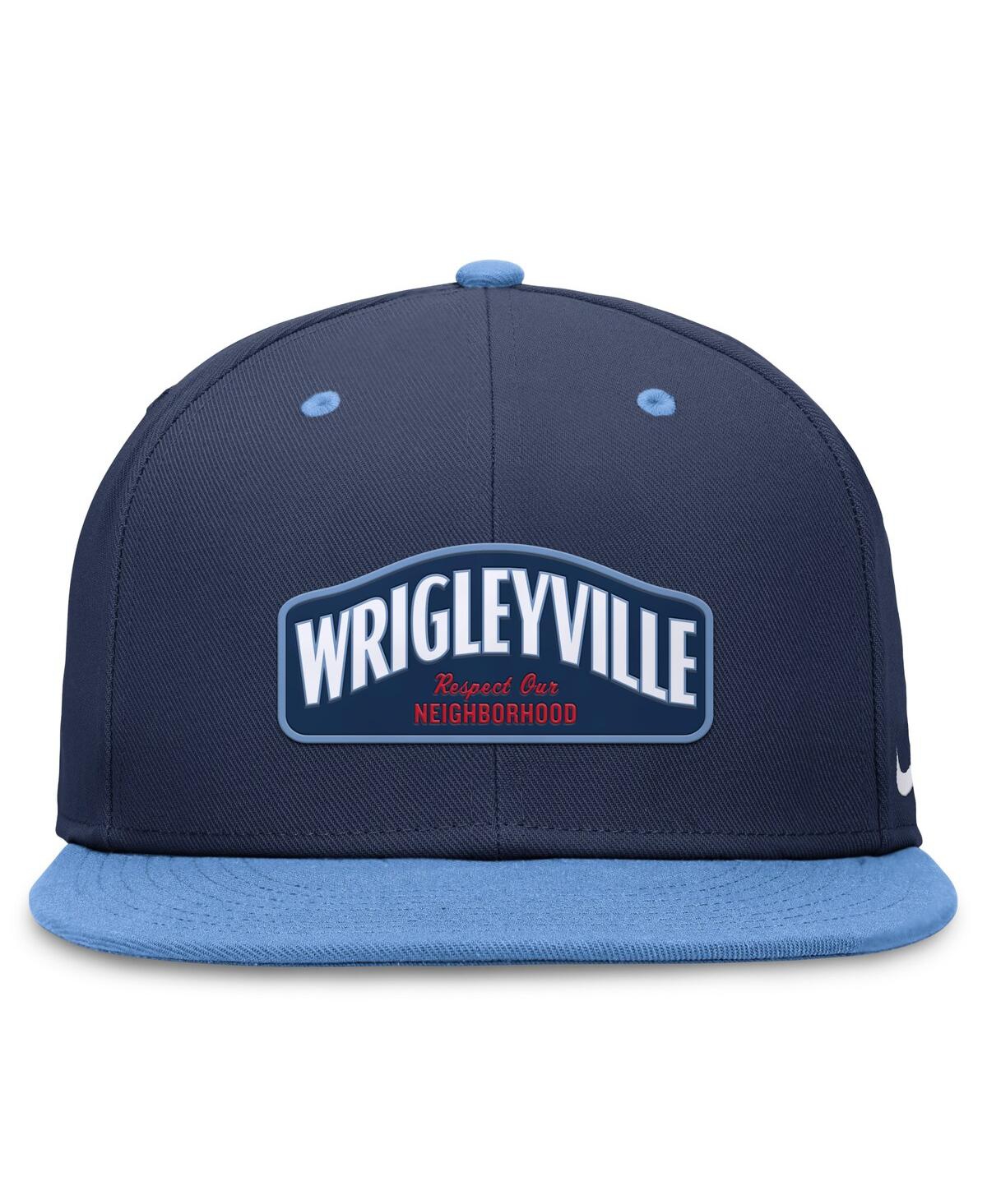 Nike Men'sLight Blue Chicago Cubs City Connect True Fitted Hat - Navy, Light Blue