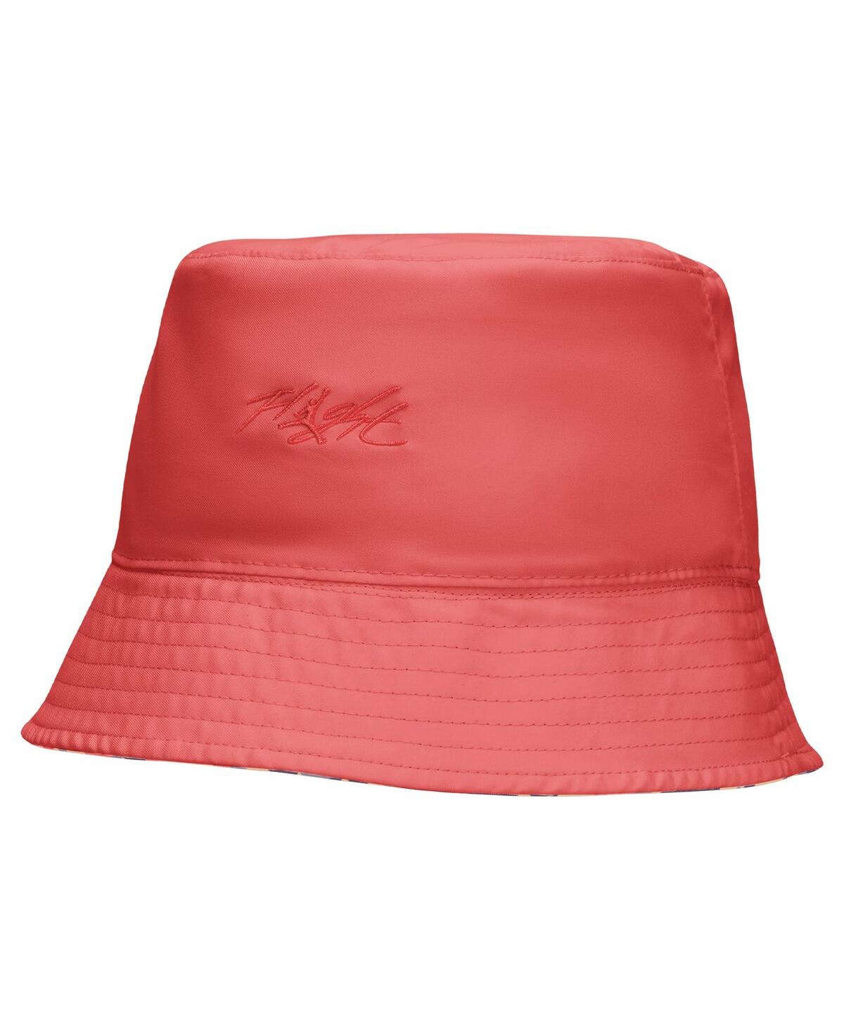 JORDAN MEN'S AND WOMEN'S RED ALLOVER PRINT REVERSIBLE BUCKET HAT 
