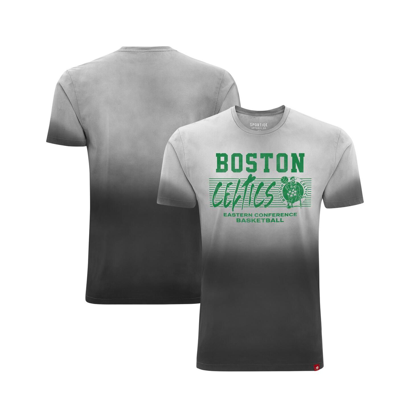 Футболка Sportiqe Black Boston Celtics Bingham Sun-Fade — фото 1