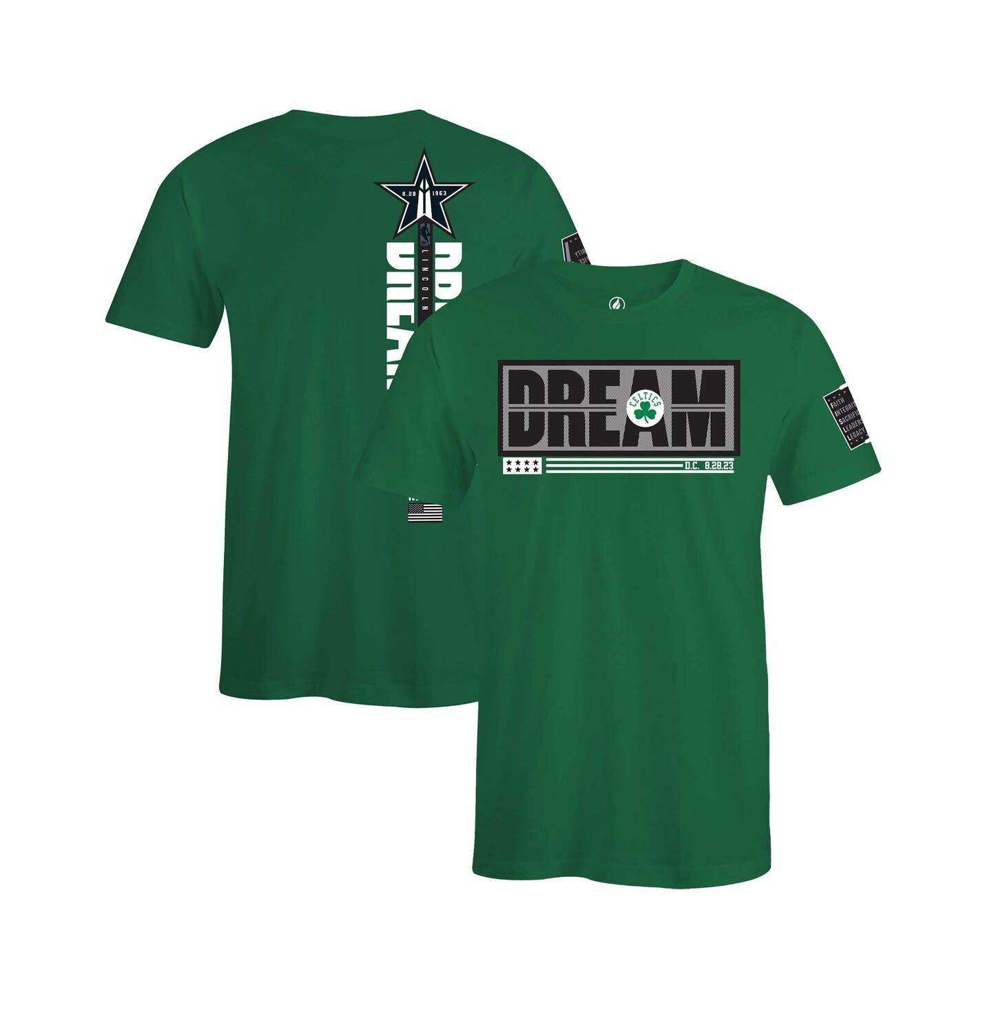 Футболка FISLL Black History Collection Green Boston Celtics — фото 1